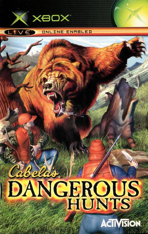 Manual for Cabela's Dangerous Hunts (Xbox): Front