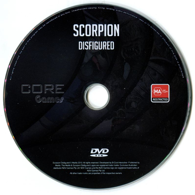 Media for Scorpion: Disfigured (Windows) (Core Games release)