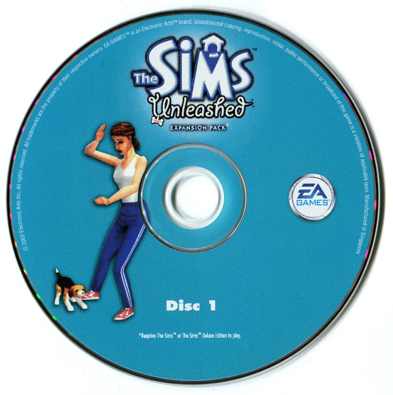 Media for The Sims: Unleashed (Windows): Disc 1