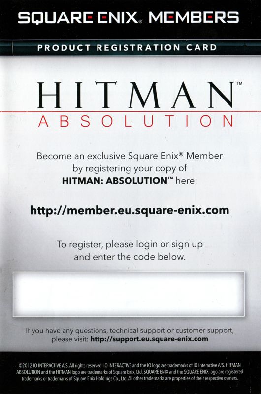 Advertisement for Hitman: Absolution (Xbox 360)