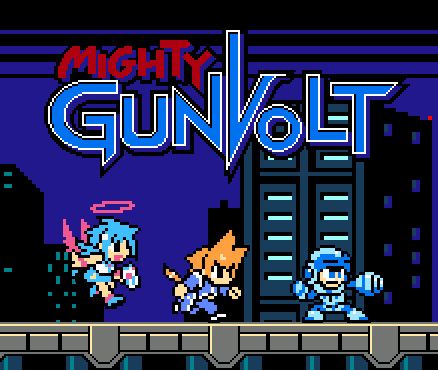 Front Cover for Mighty Gunvolt (Nintendo 3DS) (download release)