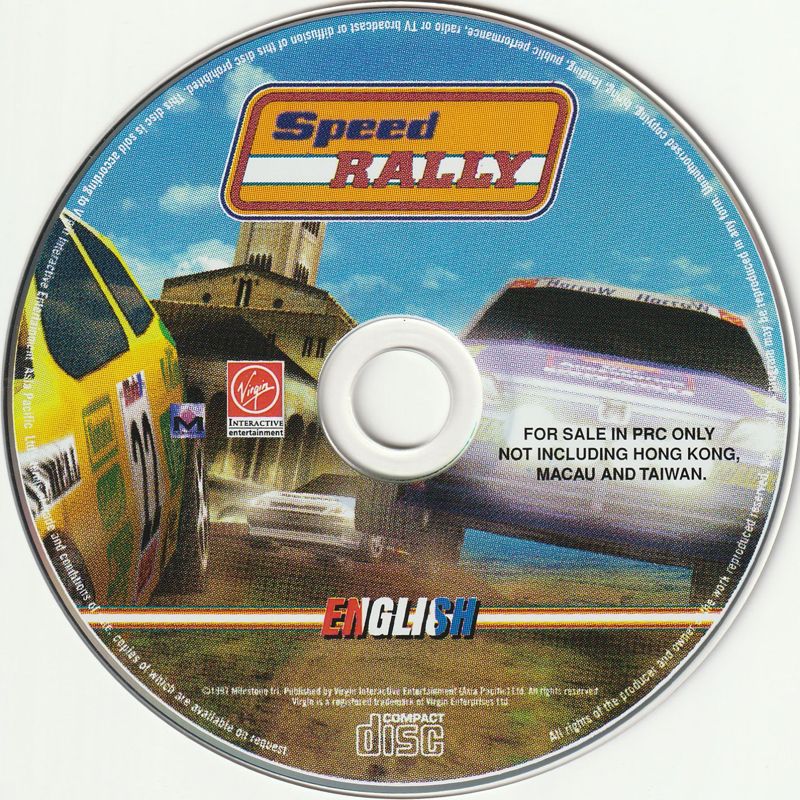 Media for Screamer Rally (DOS): Game Disc