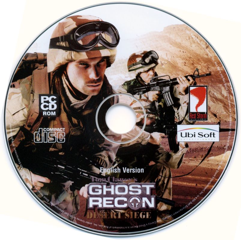 Media for Tom Clancy's Ghost Recon: Game of the Year Pack (Windows): Desert Siege Disc