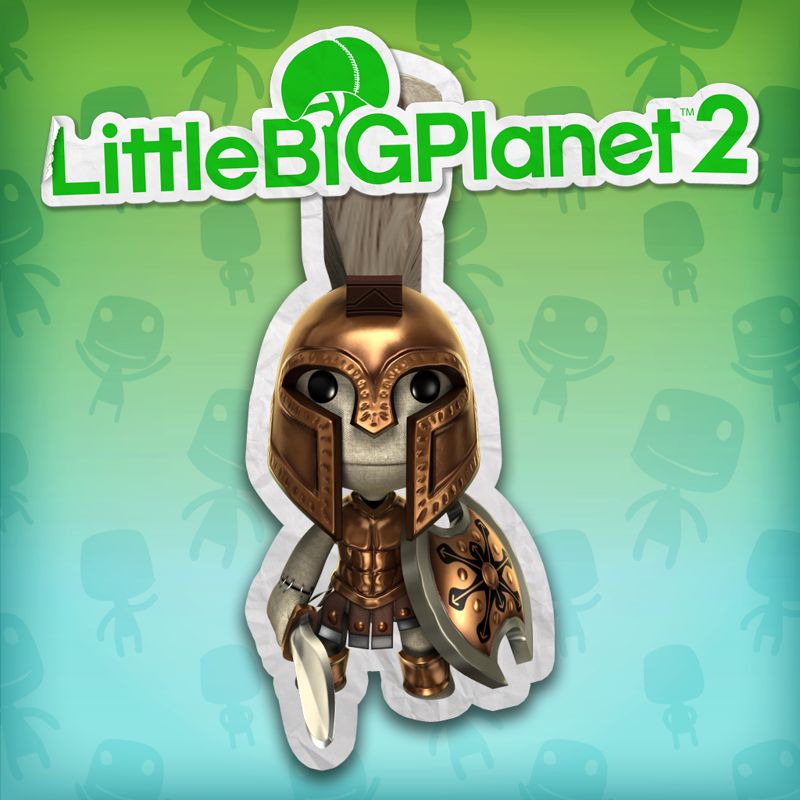 Front Cover for LittleBigPlanet 2: Hoplite Warrior Costume (PS Vita and PlayStation 3 and PlayStation 4) (download release)
