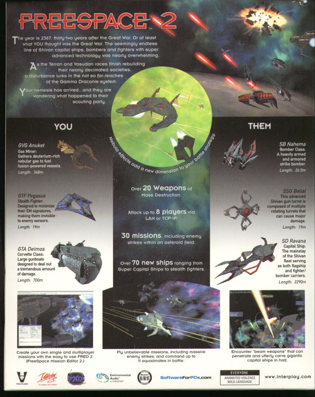 Freespace 2 Cover Or Packaging Material - Mobygames