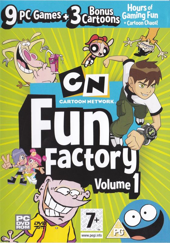 Cartoon Network Fun Factory - 19 PC Games & 6 Cartoons New - Windows  VISTA/XP