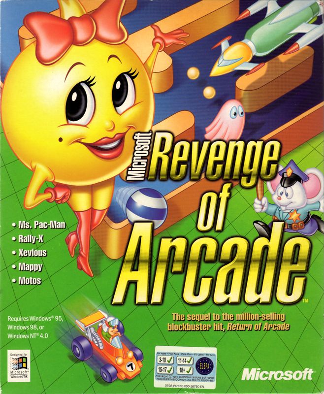 Front Cover for Microsoft Revenge of Arcade (Windows)
