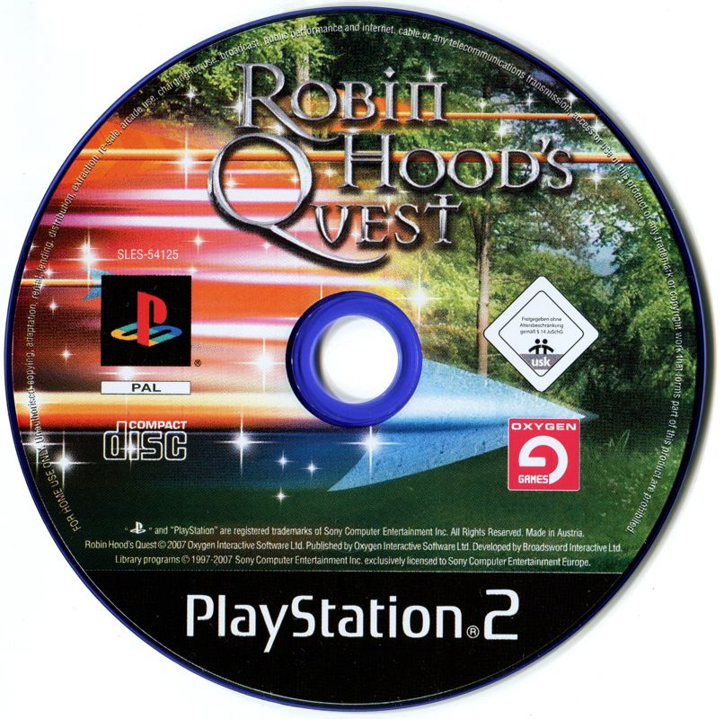Media for Robin Hood's Quest (PlayStation 2)