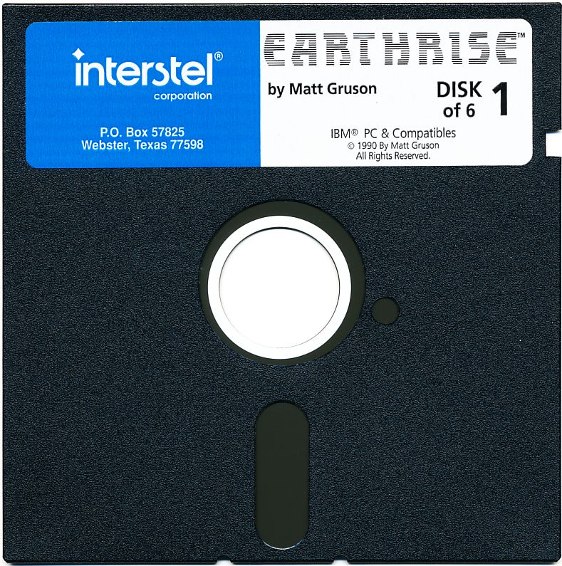 Media for Earthrise (DOS): Disk 1