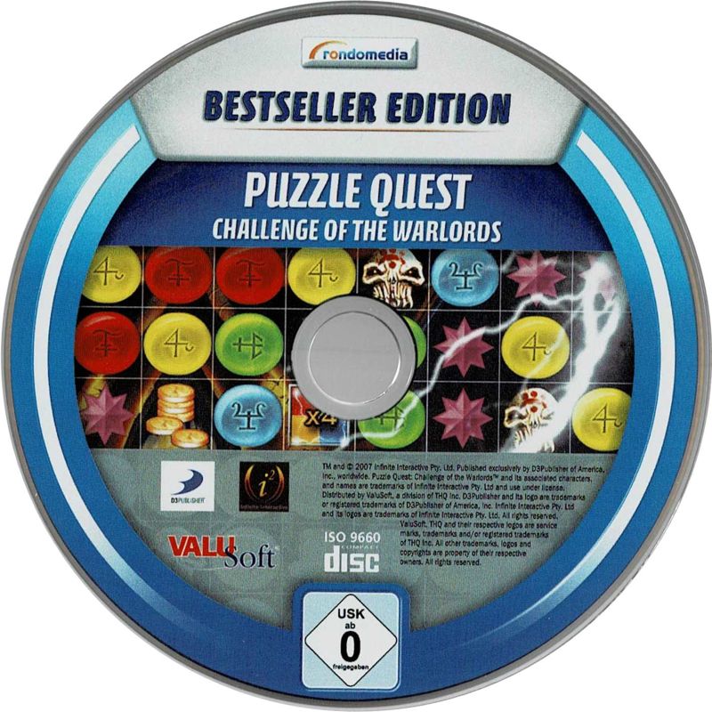 Media for Puzzle Quest: Challenge of the Warlords (Windows) (Bestseller Edition release)