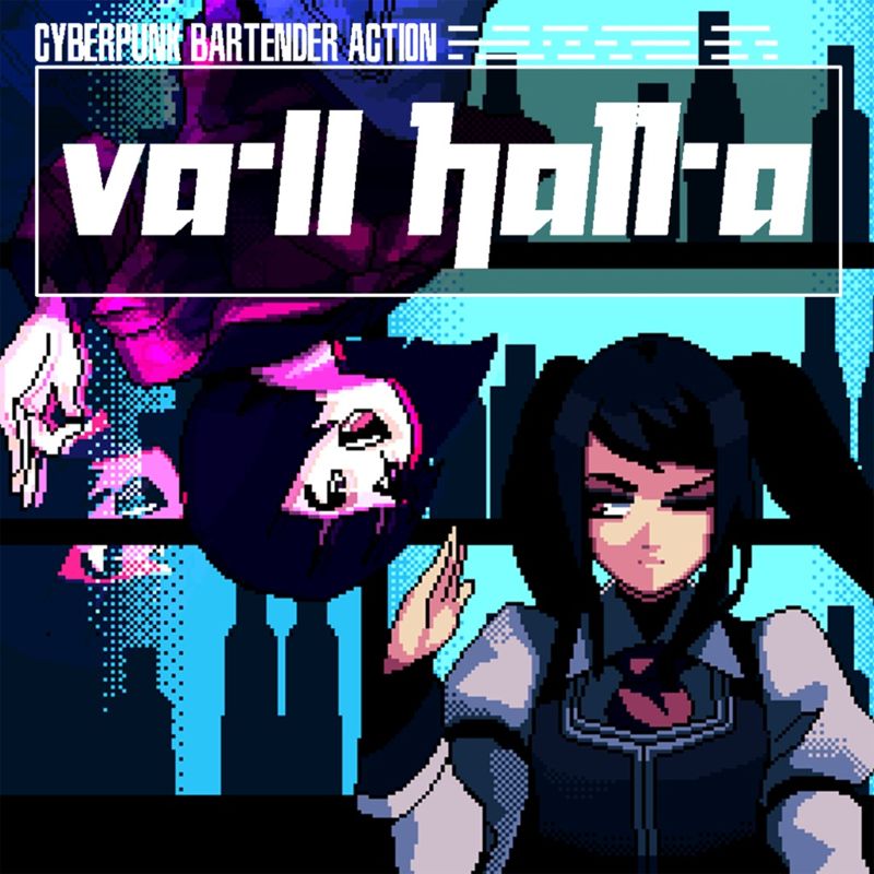 Front Cover for VA-11 HALL-A: Cyberpunk Bartender Action (PlayStation 4) (download release)