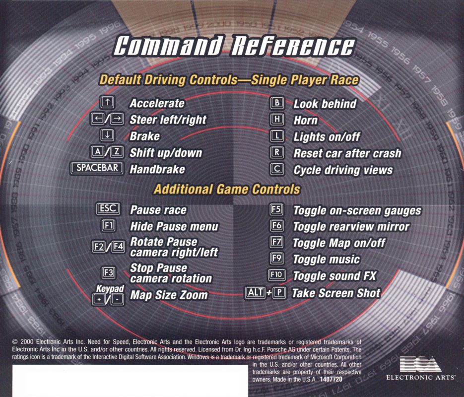 Other for Need for Speed: Porsche Unleashed (Windows): Jewel Case - Back