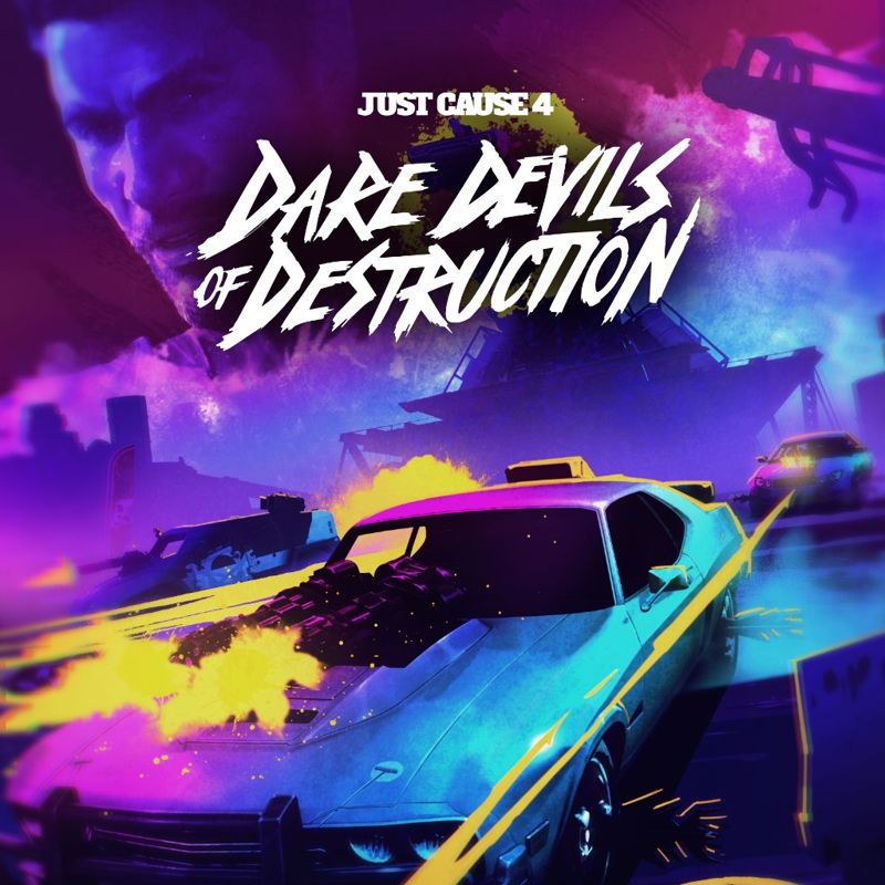 Front Cover for Just Cause 4: Dare Devils of Destruction (PlayStation 4) (download release)