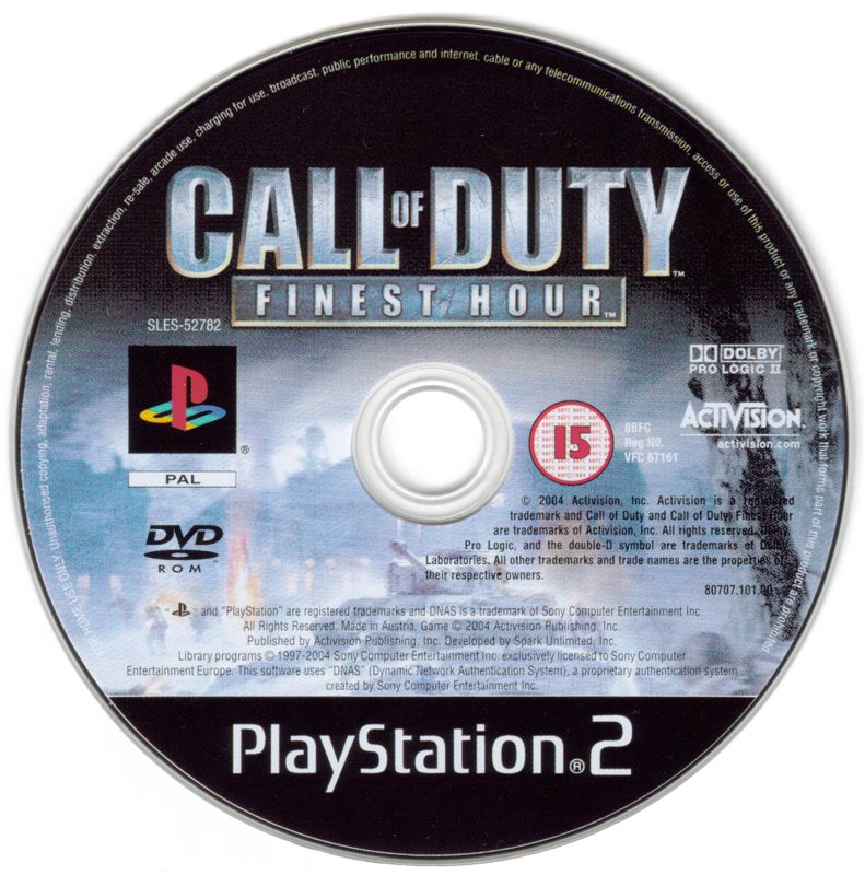 Playstation 2 call of duty 2024 finest hour