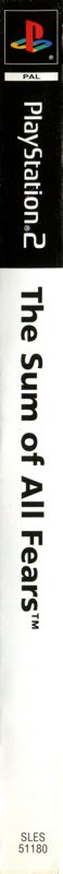 Spine/Sides for The Sum of All Fears (PlayStation 2)