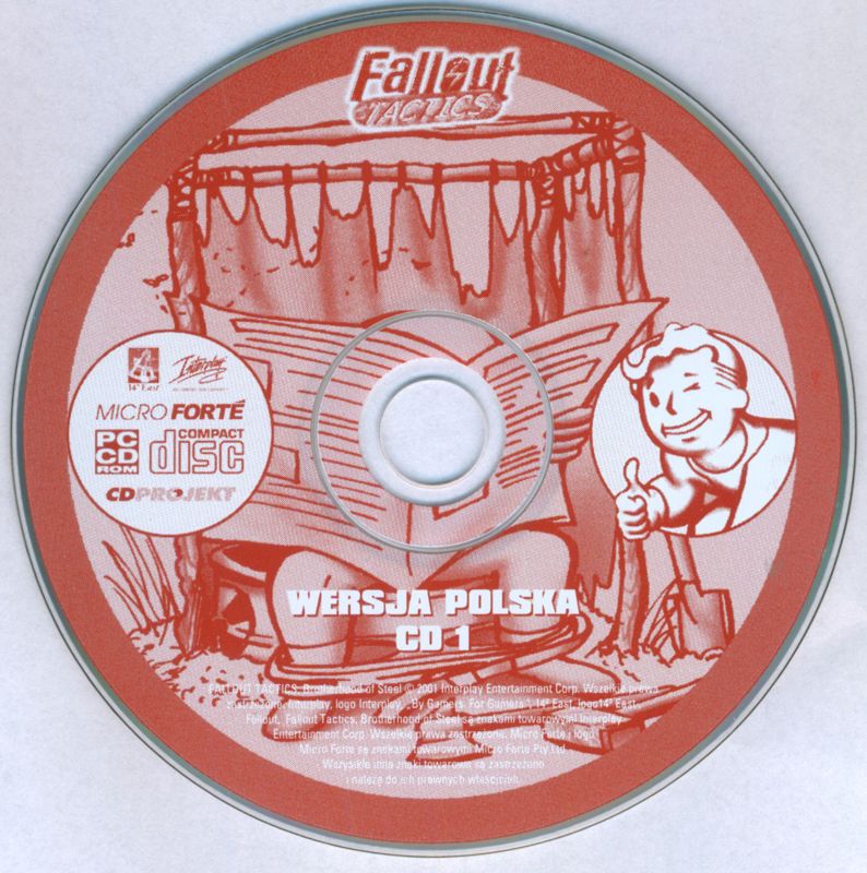 Media for Fallout Tactics: Brotherhood of Steel (Windows): Disc 1