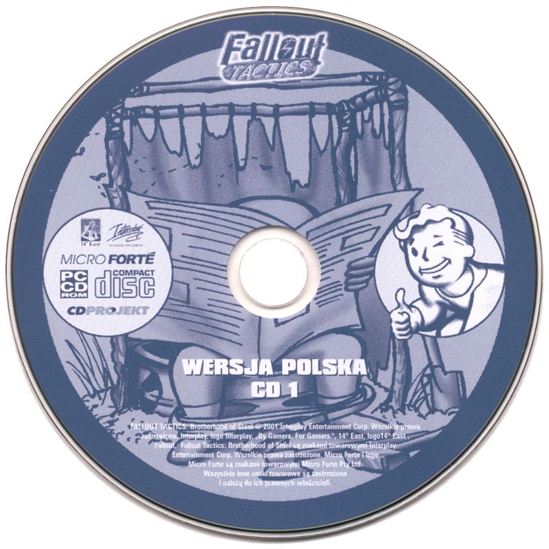 Media for Fallout Tactics: Brotherhood of Steel (Windows) (nowa eXtra Klasyka release): Disc 1