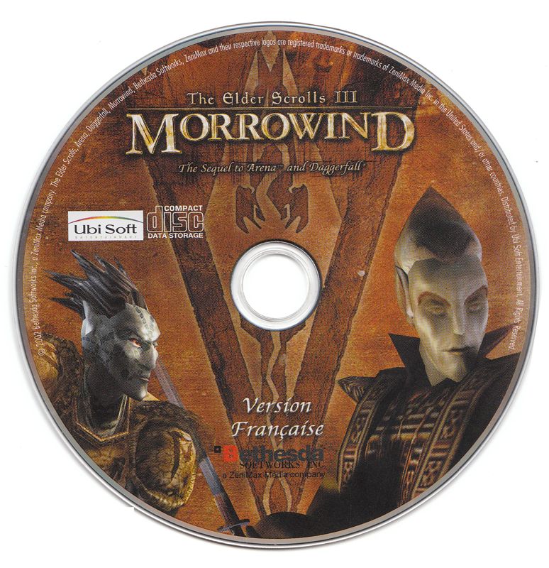 Media for The Elder Scrolls III: Morrowind (Windows)
