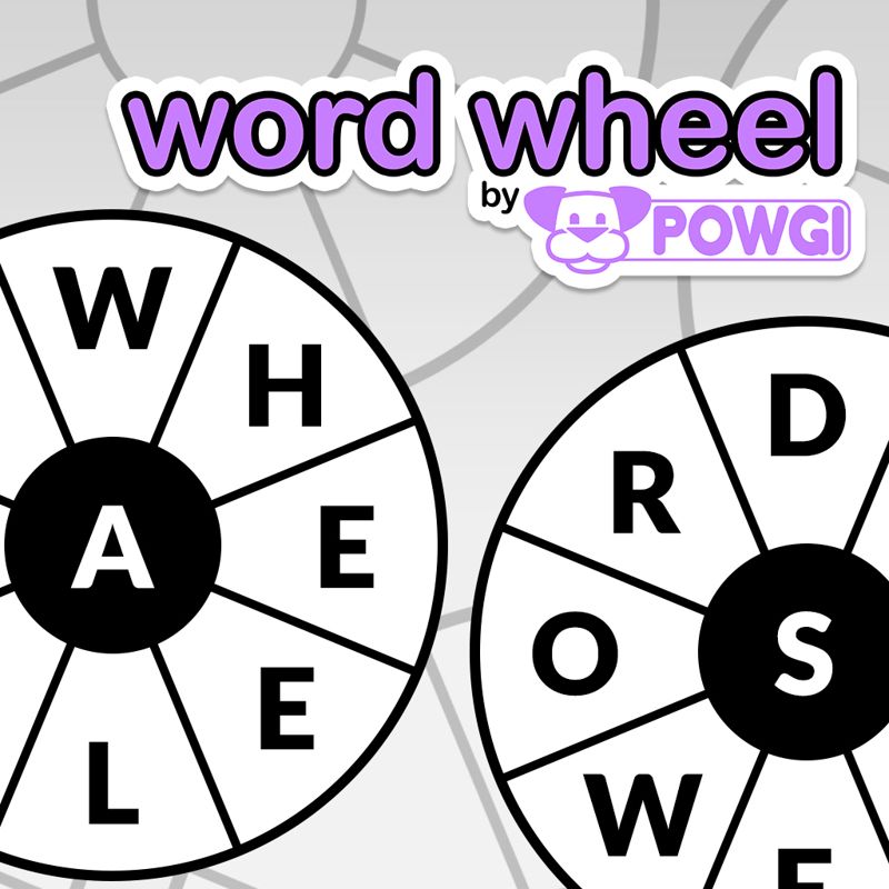 Front Cover for Word Wheel by POWGI (Nintendo Switch) (download release)