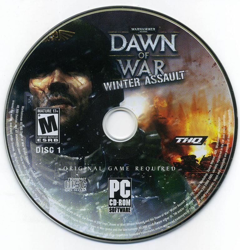 Media for Warhammer 40,000: Dawn of War - Winter Assault (Windows): Disc 1/2