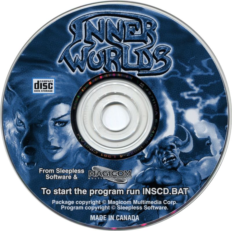 Inner Worlds Inner Worlds cover or packaging material - MobyGames