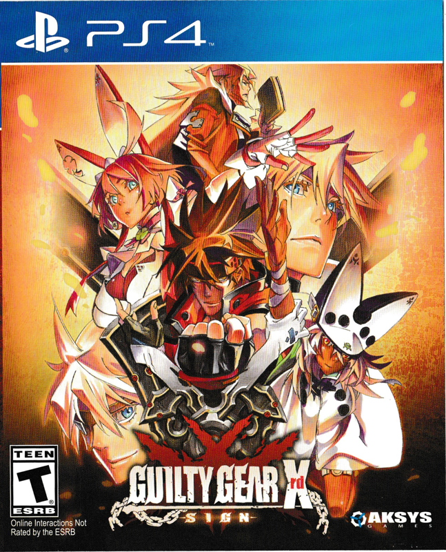 Front Cover for Guilty Gear Xrd: -Sign- (PlayStation 4)