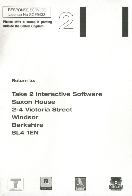 Extras for Tom Clancy's Rainbow Six (Windows) (Big Bytes release): Survey - front