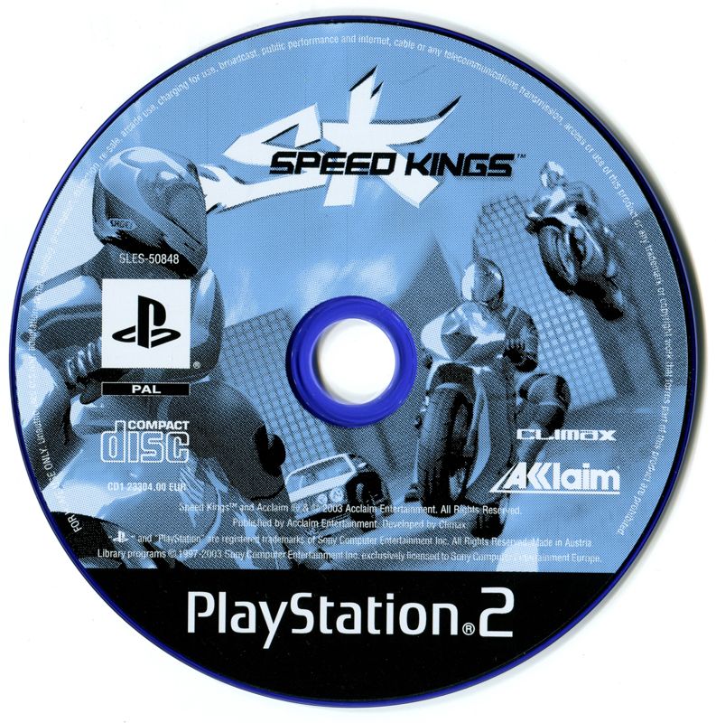 Media for Speed Kings (PlayStation 2)