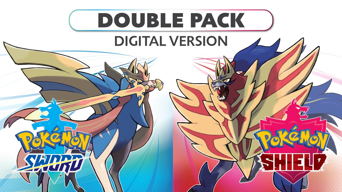 Front Cover for Pokémon Sword & Pokémon Shield (Double Pack Digital Version) (Nintendo Switch) (download release): 2nd version