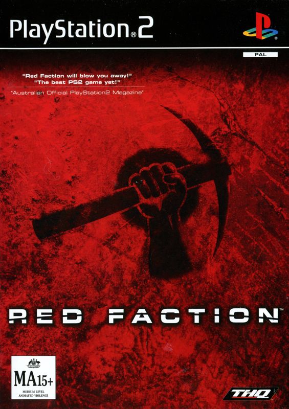 Front Cover for Red Faction (PlayStation 2)