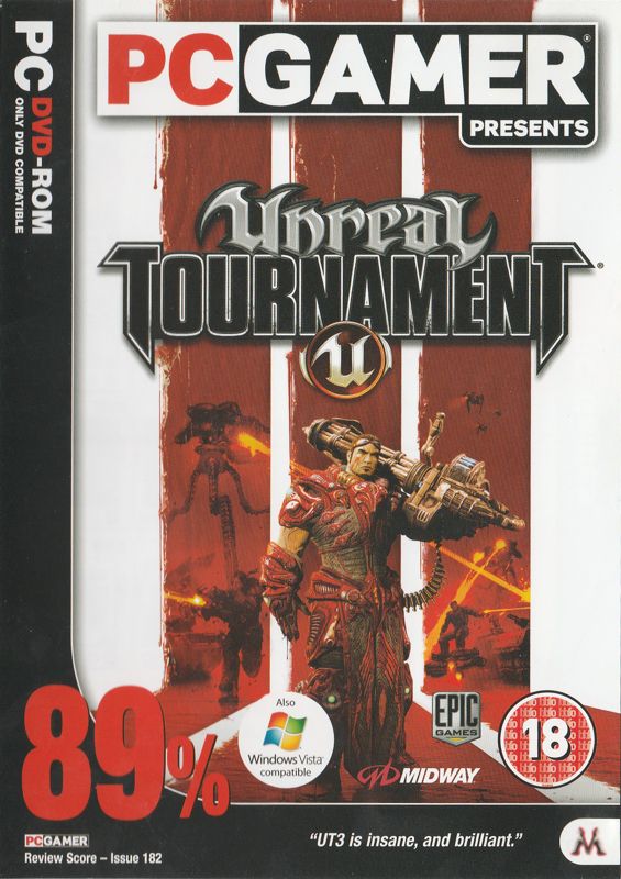Front Cover for Unreal Tournament III (Windows) (PC Gamer Presents release)