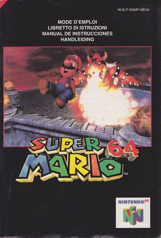 Super Mario 64 Cover Or Packaging Material Mobygames