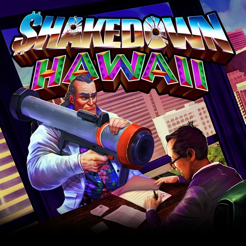 Front Cover for Shakedown: Hawaii (PS Vita and PlayStation 4) (download release)