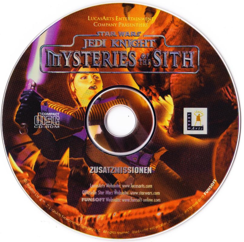 Media for Star Wars: Jedi Knight - Mysteries of the Sith (Windows)