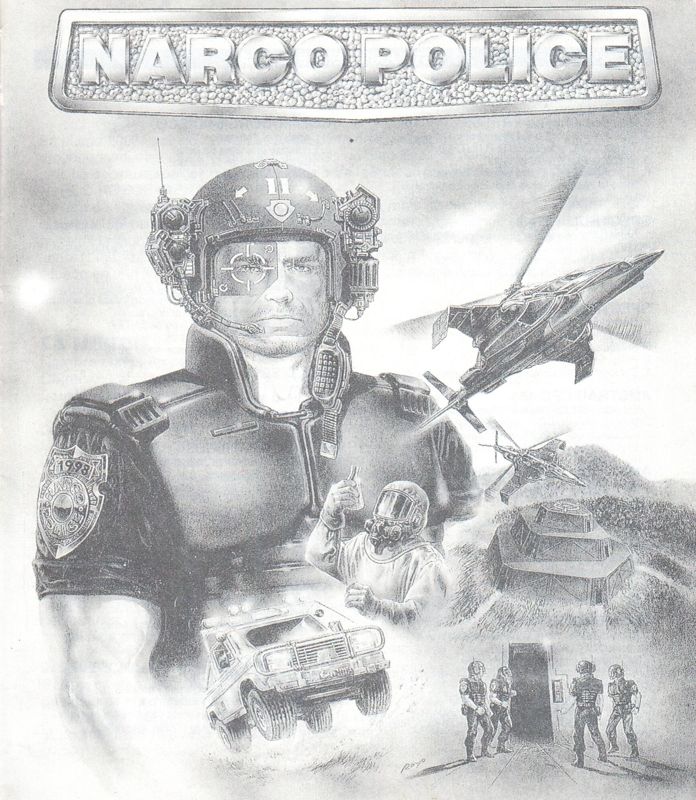 Manual for Narco Police (Amiga): Front