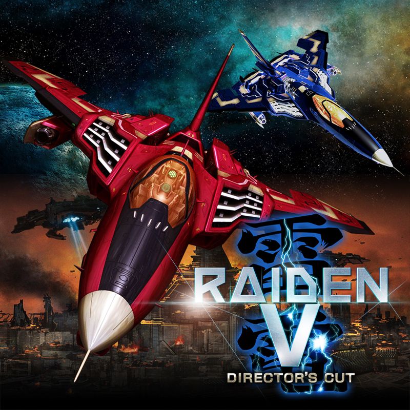 Front Cover for Raiden V: Director's Cut (Nintendo Switch) (download release)