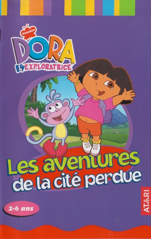 Manual for Dora the Explorer: Lost City Adventure (Windows): Front (24-page)