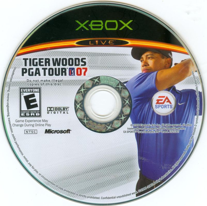 Media for Tiger Woods PGA Tour 07 (Xbox)
