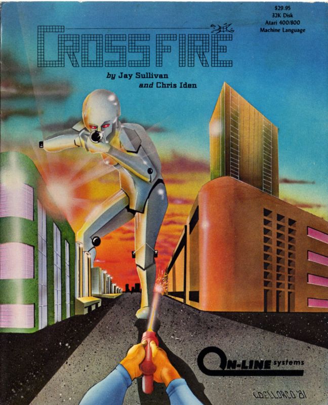 Front Cover for Crossfire (Atari 8-bit)