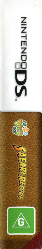 Spine/Sides for Go, Diego, Go! Safari Rescue (Nintendo DS)