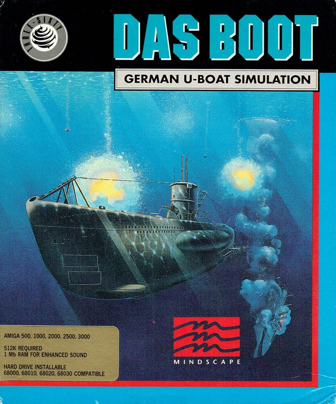 Front Cover for Das Boot: German U-Boat Simulation (Amiga)