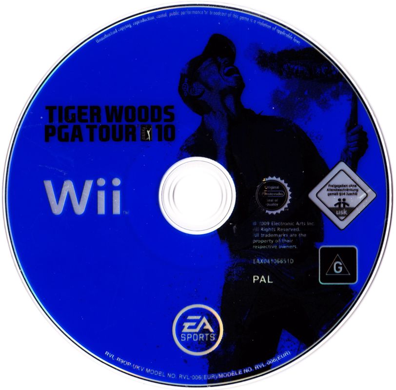 Media for Tiger Woods PGA Tour 10 (Wii)