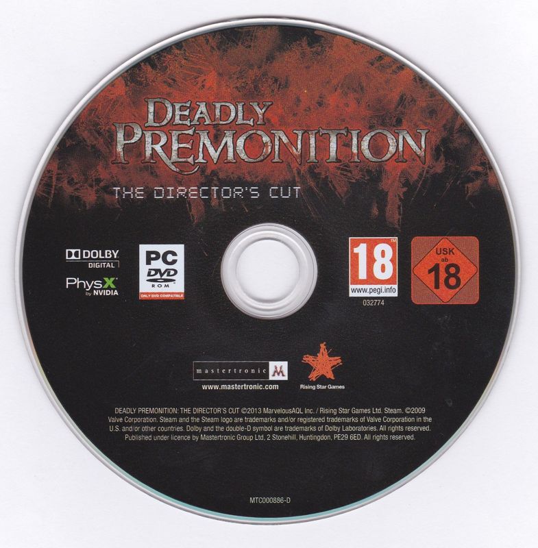 Media for Deadly Premonition: The Director's Cut (Windows)