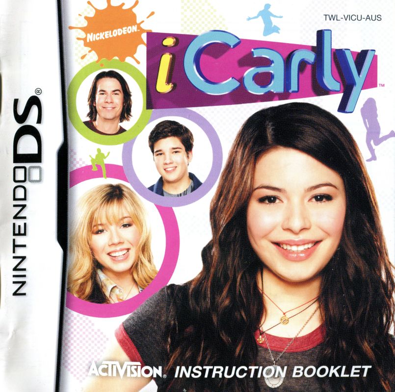 Manual for iCarly (Nintendo DS): Front