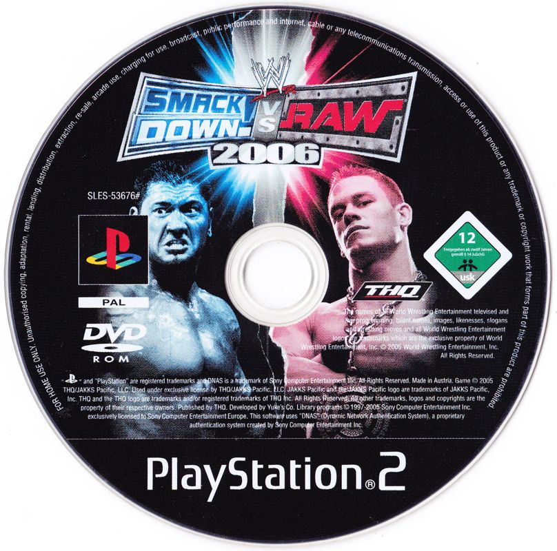 Media for WWE Smackdown vs. Raw 2006 (PlayStation 2)