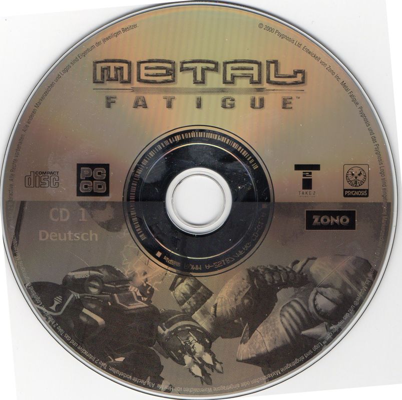 Media for Metal Fatigue (Windows): Disc 1