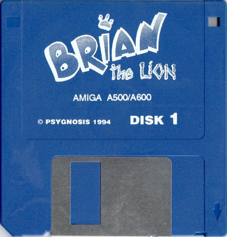 Media for Brian the Lion Starring In: Rumble in the Jungle (Amiga): Disk 1
