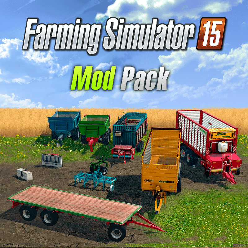 Front Cover for Farming Simulator 15: Mod Pack (PlayStation 4) (download release)