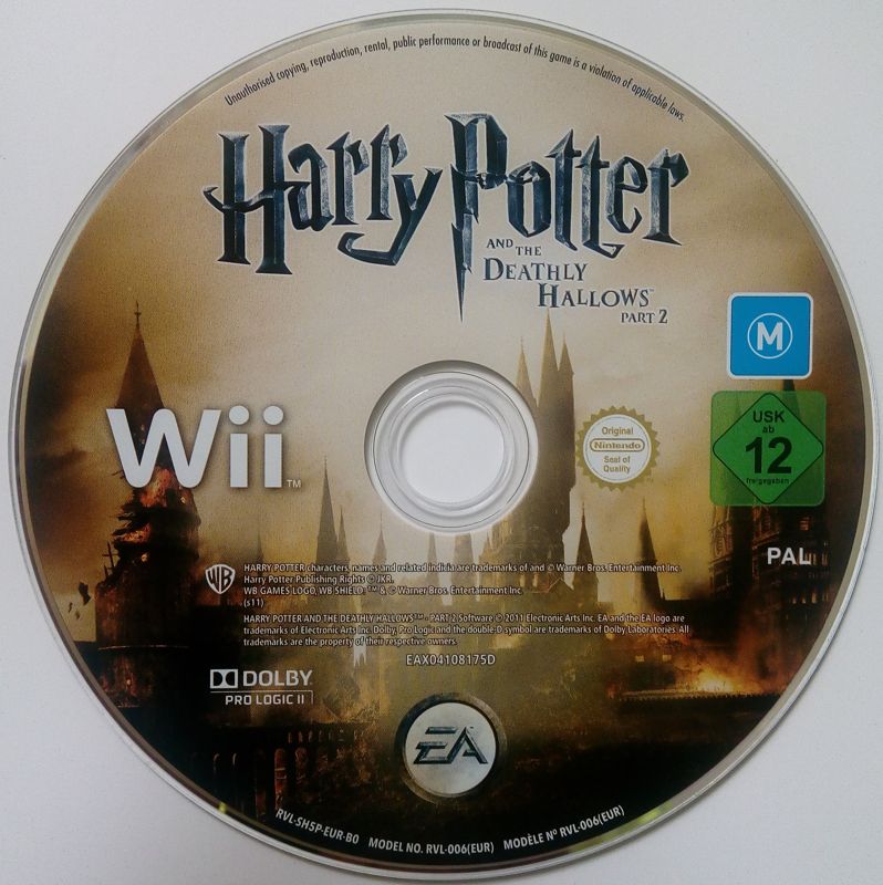 Media for Harry Potter and the Deathly Hallows: Part 2 (Wii)