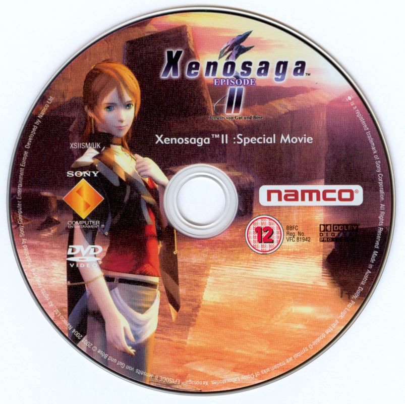 Extras for Xenosaga: Episode II - Jenseits von Gut und Böse (PlayStation 2): Episode I movie DVD